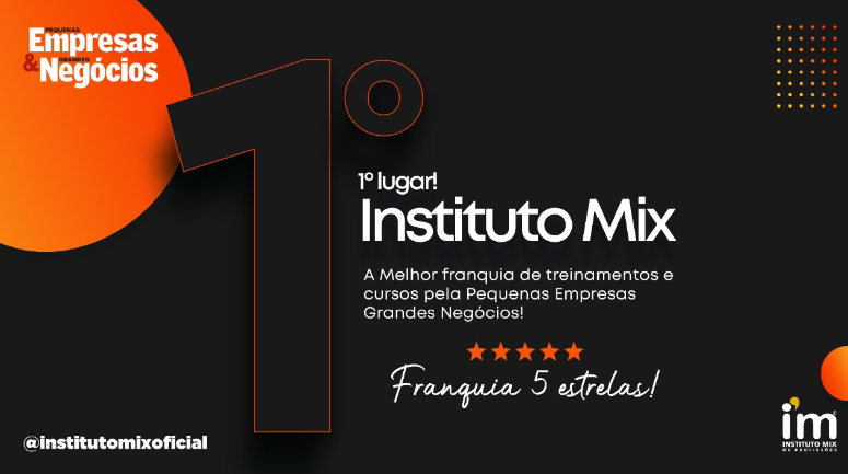 Instituto Mix celebra mais uma vitória em premiação nacional da Pequenas Empresas & Grandes Negócios