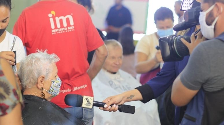 Instituto Mix realiza ação comunitária em parceria com TV Globo em São Paulo