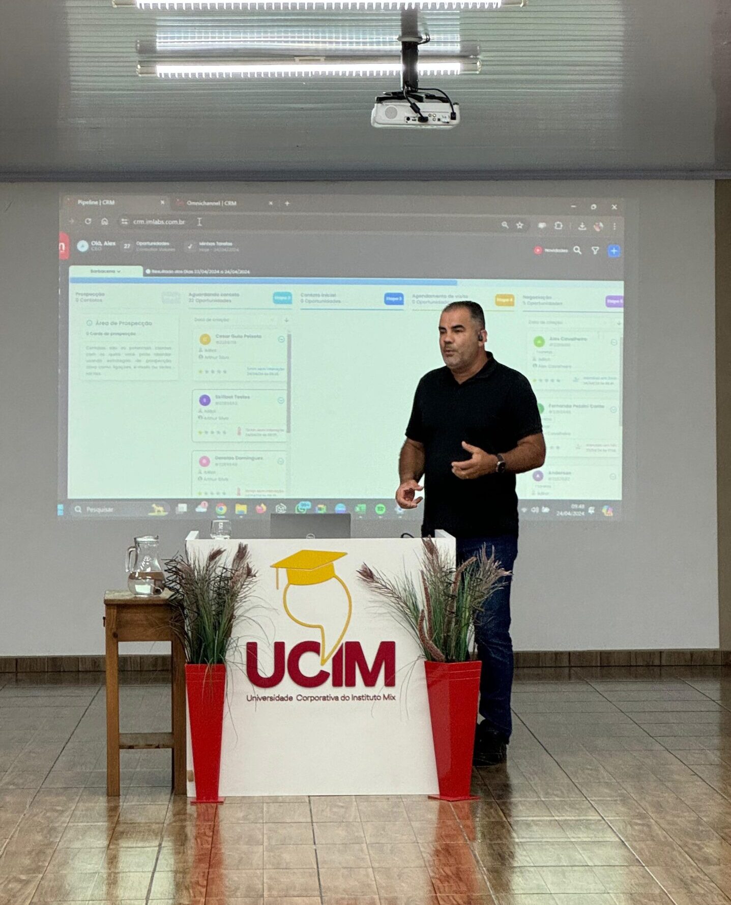 palestra na RDF com Alex Cavalheiro na UCIM